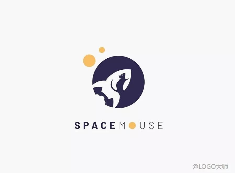 老鼠造型的logo设计方案