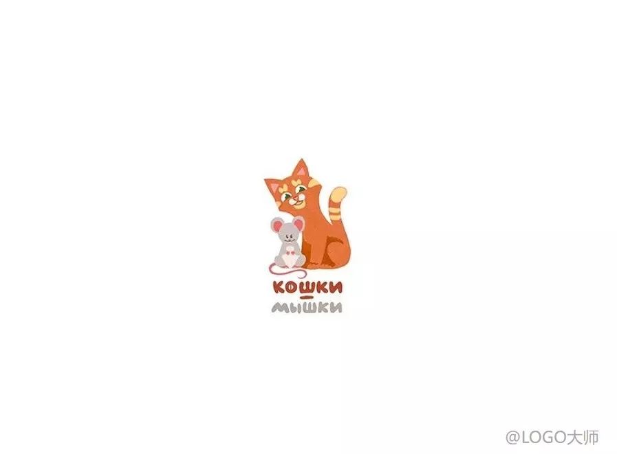 老鼠造型的logo设计方案