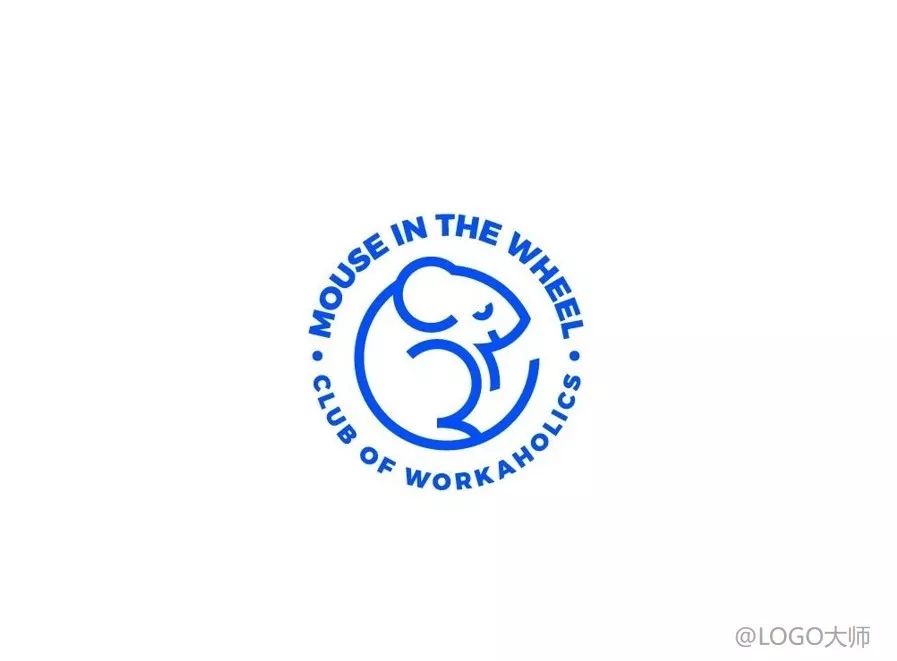 老鼠造型的logo设计方案