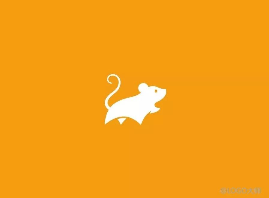 老鼠造型的logo设计方案