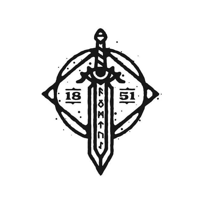 手绘logo标志设计