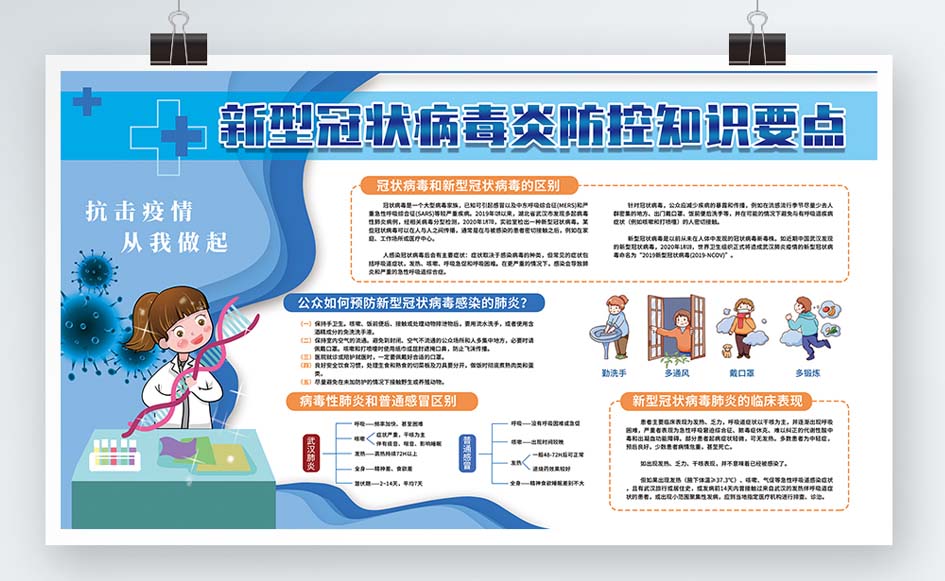 疫情防控宣传海报_武汉疫情防控宣传海报