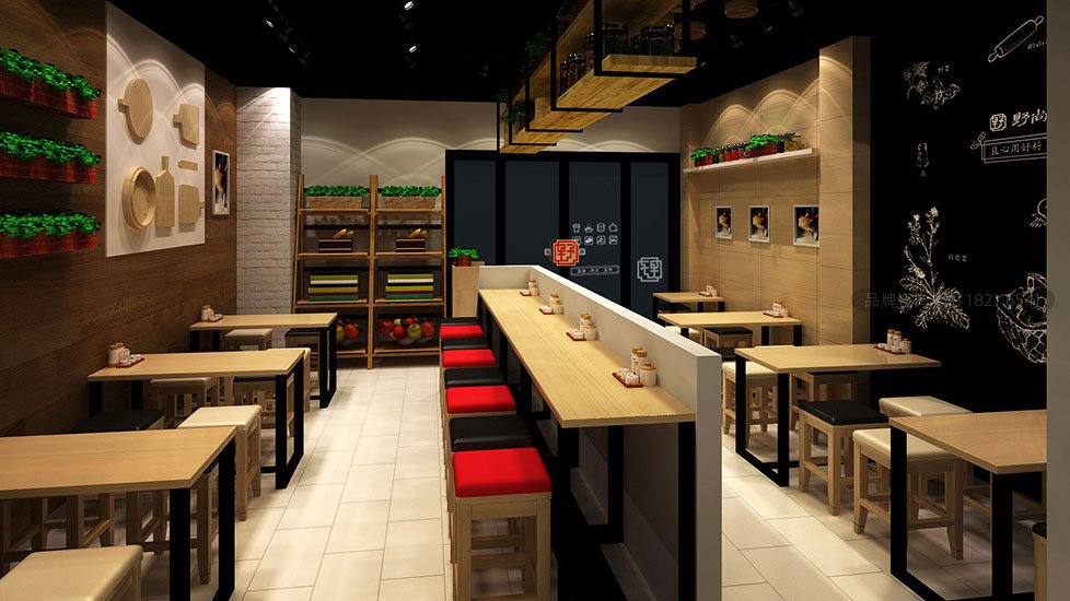 餐饮连锁店品牌SI空间策划